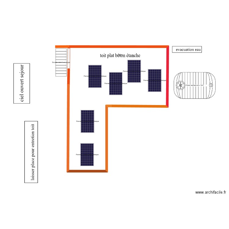 canto cigalo séjour toit. Plan de 0 pièce et 0 m2