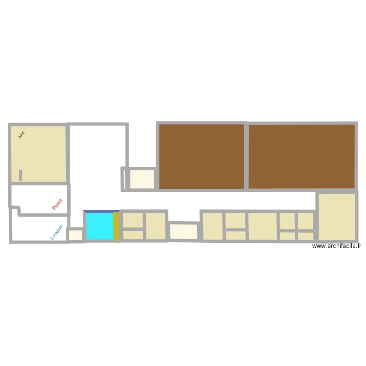 couleurs. Plan de 0 pièce et 0 m2