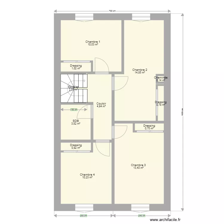Maison 1 etage 2025 4. Plan de 