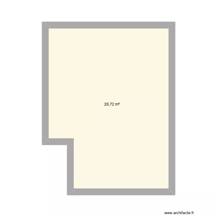 Agrandissement maison 20.09. Plan de 1 Pièce et 29 m² Agrandissement maison 20.09. Plan de 1 Pièce et 29 m²