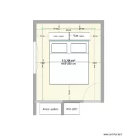 Chambre t&ecirc;te de lit dressing