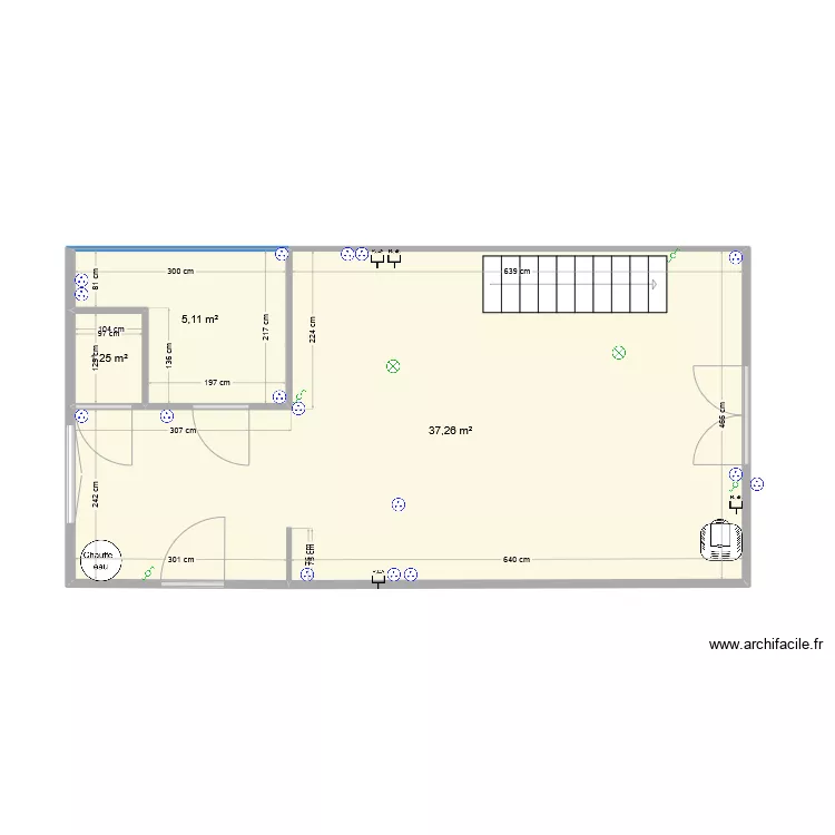 rez de chauss&eacute;. Plan de 