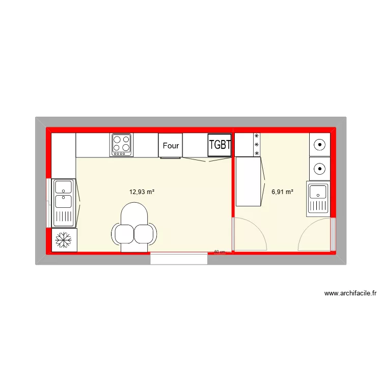 cuisine. Plan de cuisine. Plan de
