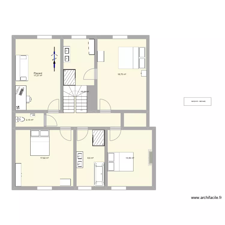 etage. Plan de 7 et 96 m² etage. Plan de 7 et 96 m²