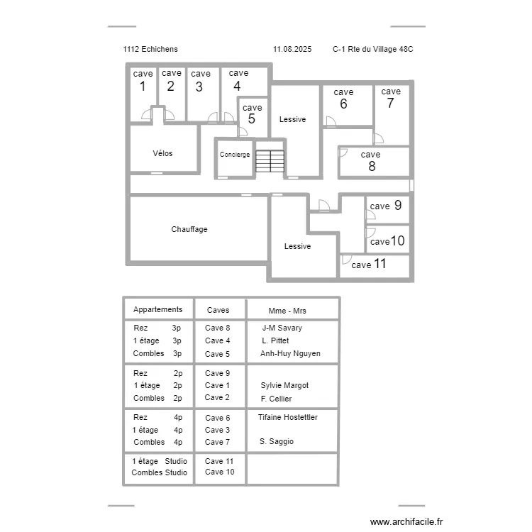 C-1 Rte du Village 48C N. Plan de C-1 Rte du Village 48C N. Plan de