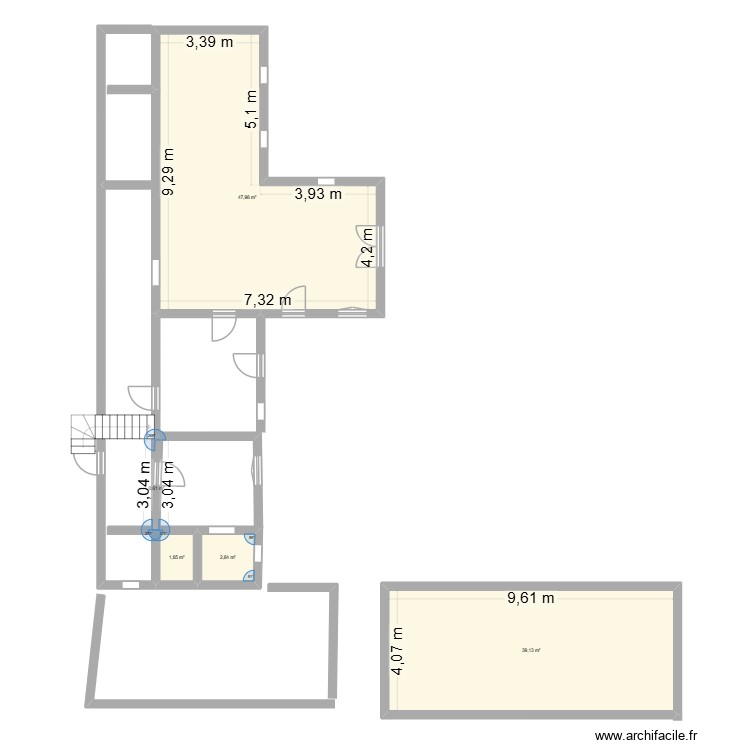Fondettes. Plan de 0 pièce et 0 m2