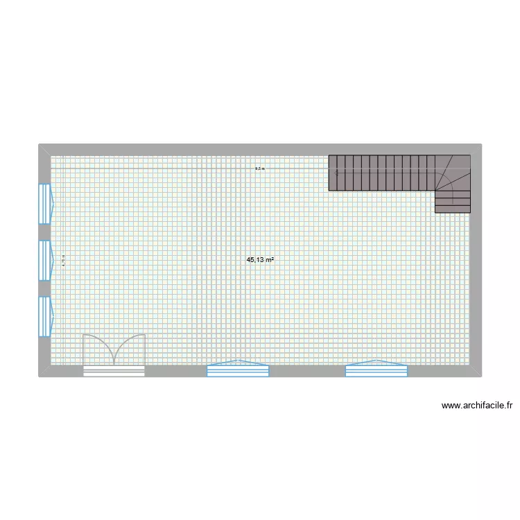 2picerie. Plan de 1 et 45 m² 2picerie. Plan de 1 et 45 m²
