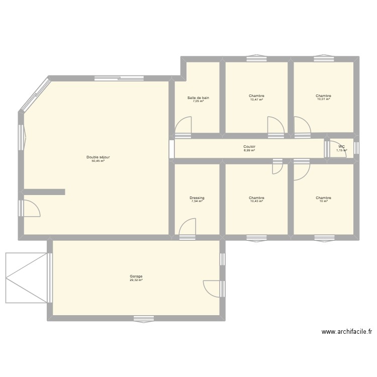 maison mom. Plan de 10 pièces et 143 m2