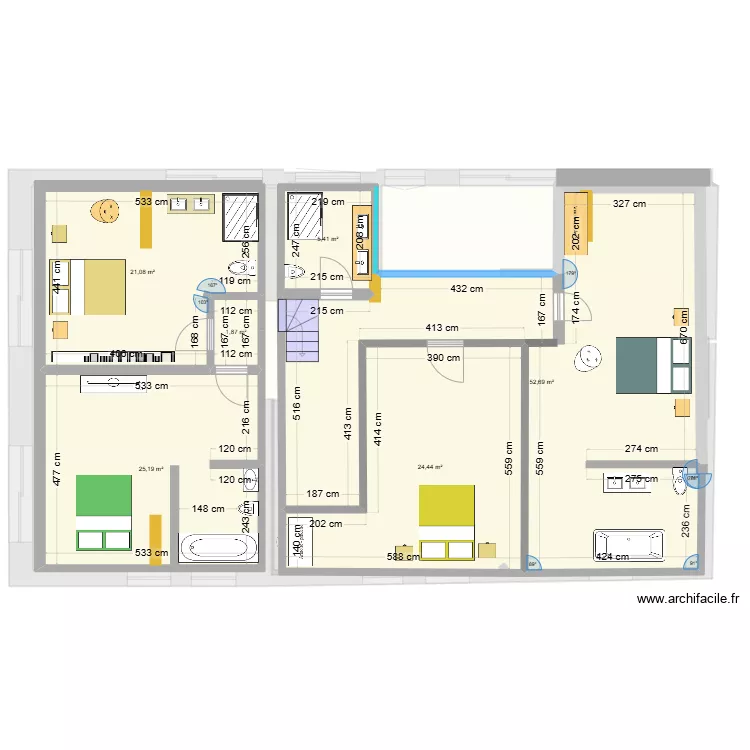 Maison Ecuelles Etage Version 24.05.2024. Plan de 