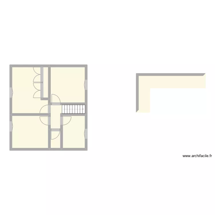 DAHAN  - LE VAUDREUIL. Plan de 