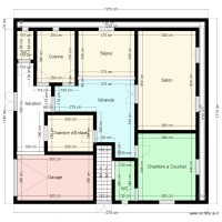 Plan de terrain 12.70mx12.10m Client 46 61 34 93