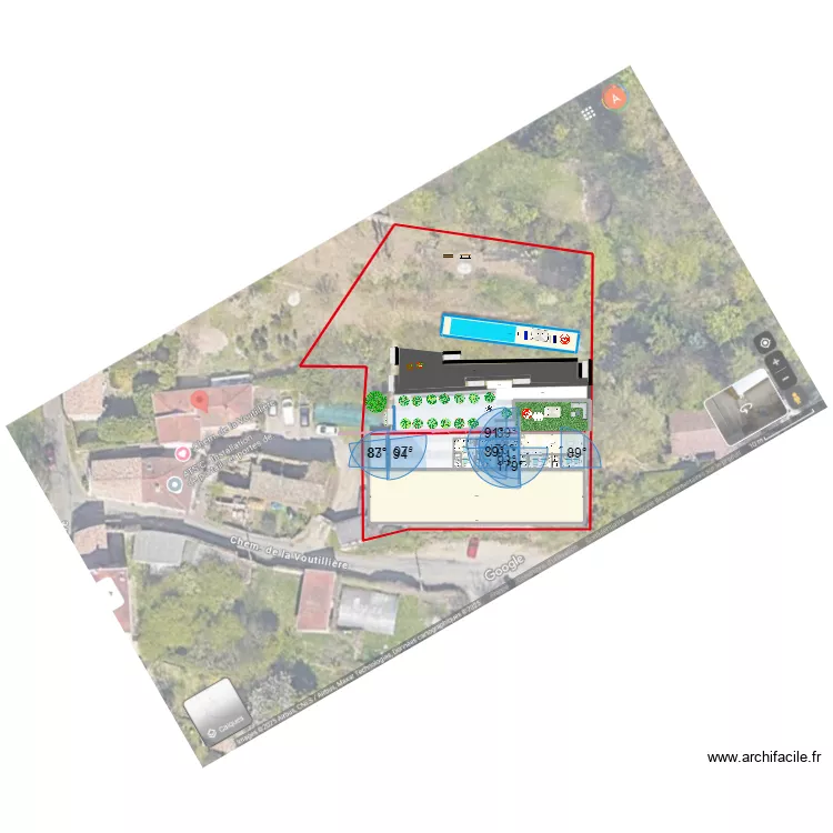 Champagne 2025 -2 studio +1chambre +2suites -volumes +jardin. Plan de 