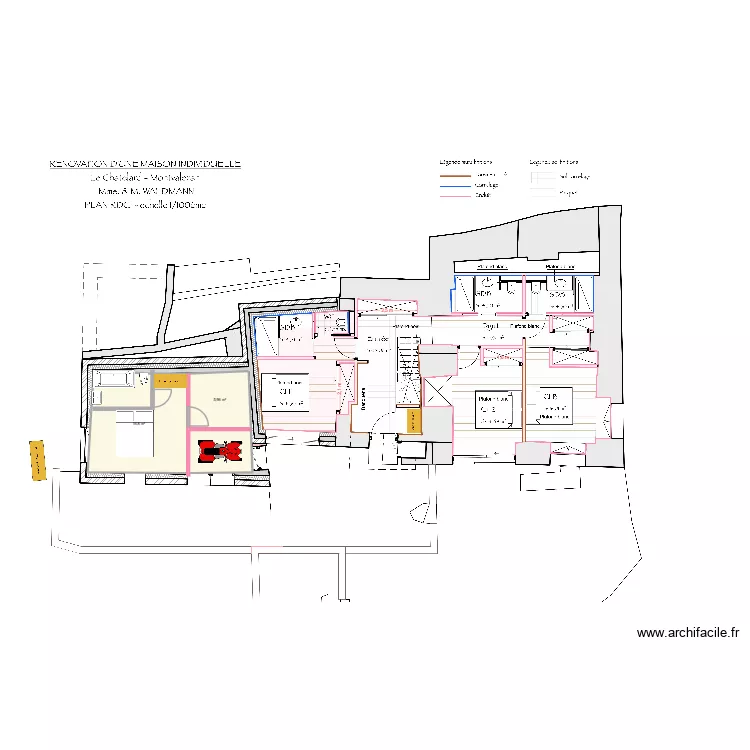 LE CHATELARD RC arth. Plan de 3  et 27 m²
