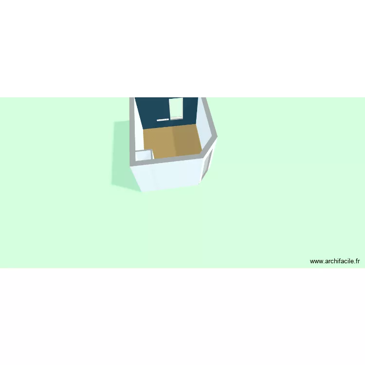 CHAMBRE. Plan de 1  et 14 m²
