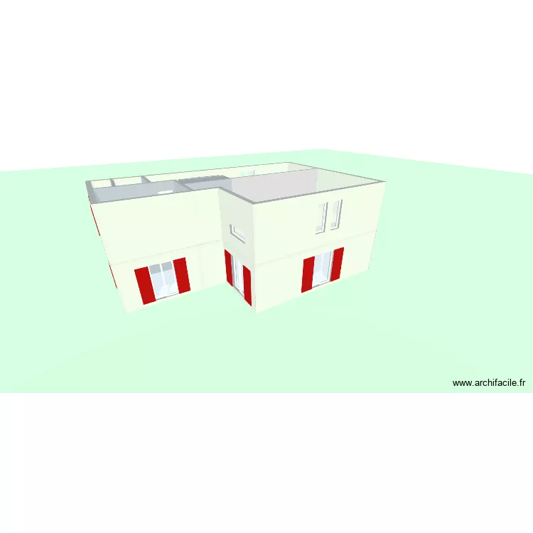 Maison Basque - Mezzanine v2. Plan de 