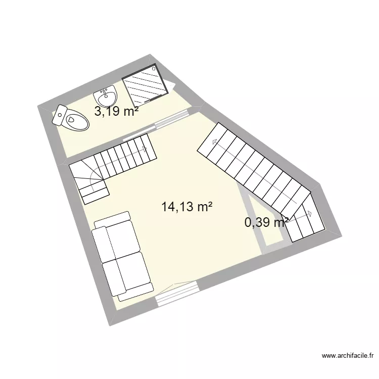 Etage 1 maison villecheneve. Plan de Etage 1 maison villecheneve. Plan de