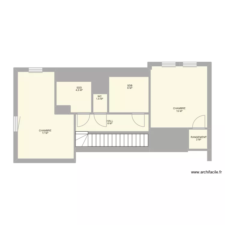 APPATEMENT RABANERE 2. Plan de 11  et 60 m²