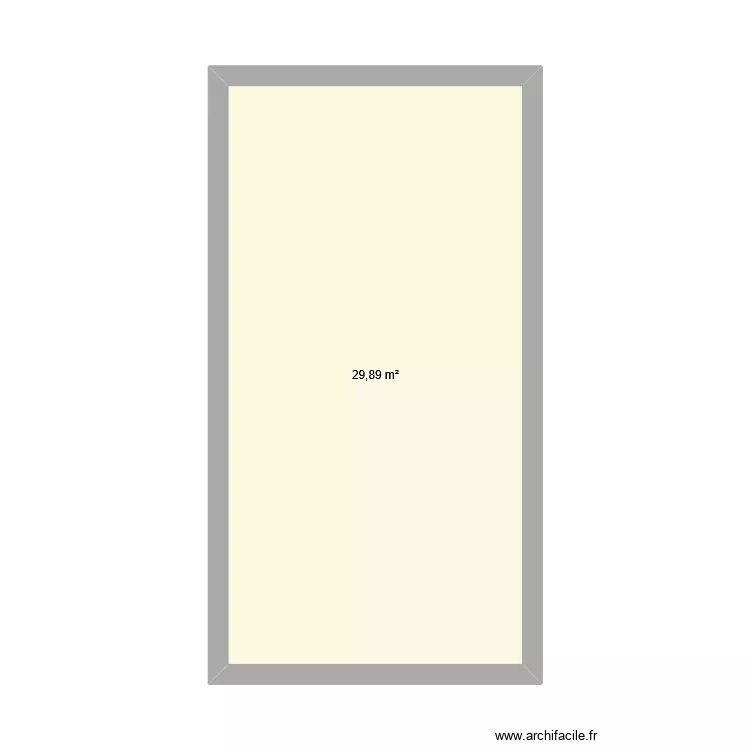 alicia. Plan de 2  et 29 m²