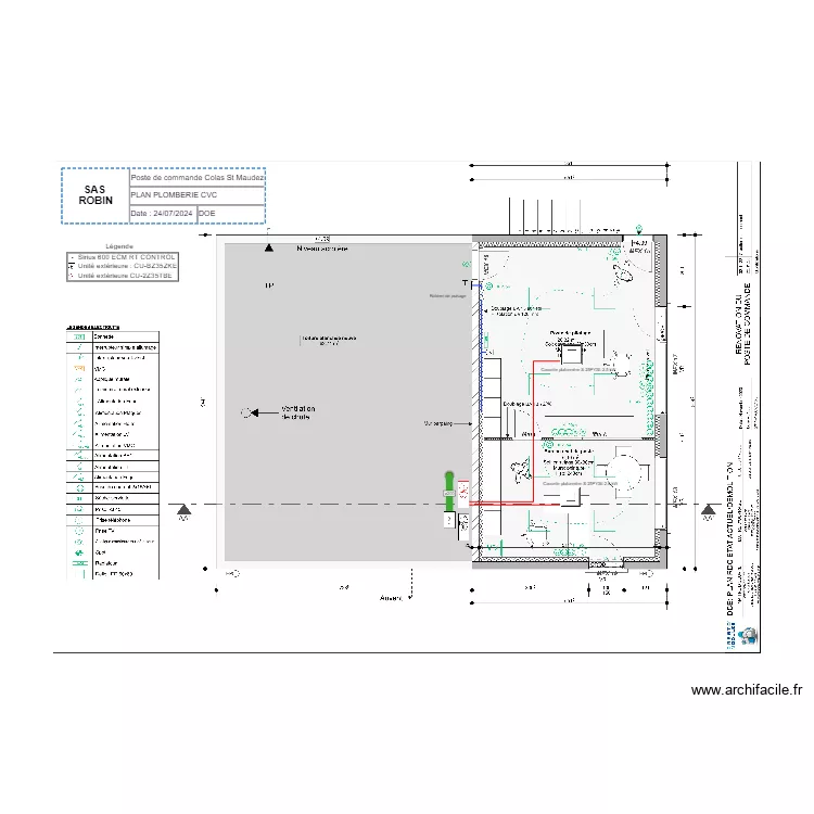 ROBIN_PLAN CVC_R+1_IND C_COLAS_ST MAUDEZ. Plan de ROBIN_PLAN CVC_R+1_IND C_COLAS_ST MAUDEZ. Plan de