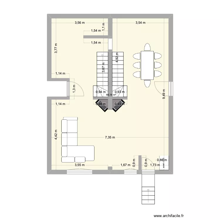 1ER ETAGE. Plan de 