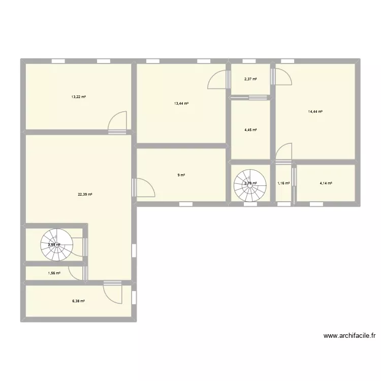 Plan. Plan de 13 Pièces et 99 m² Plan. Plan de 13 Pièces et 99 m²
