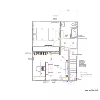 Sol 2: Salon + Chambre + SDB