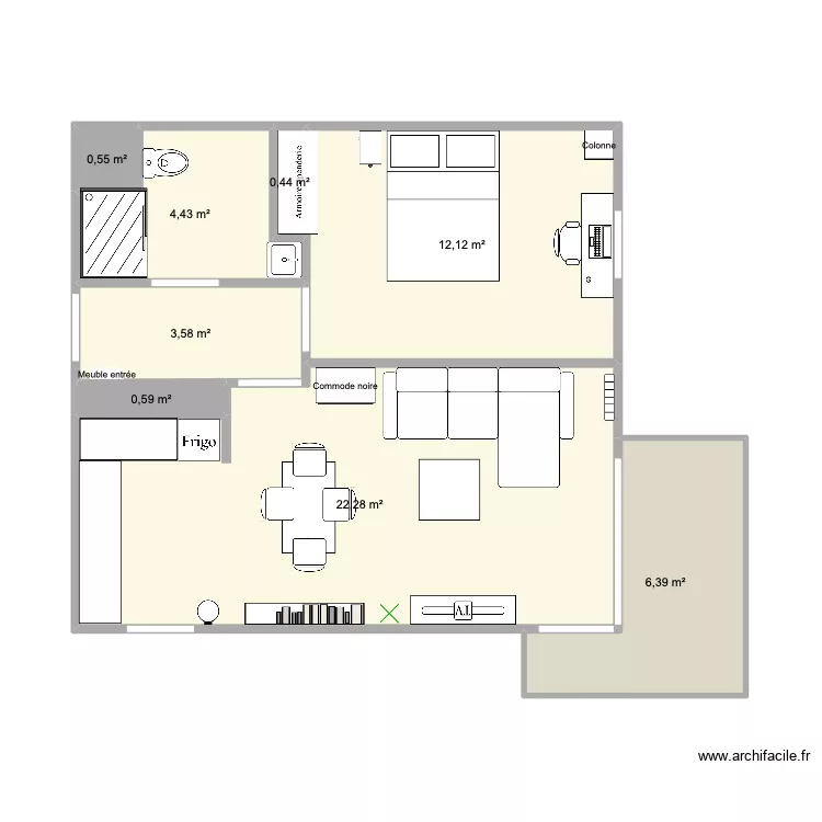 appart pieces. Plan de appart pieces. Plan de