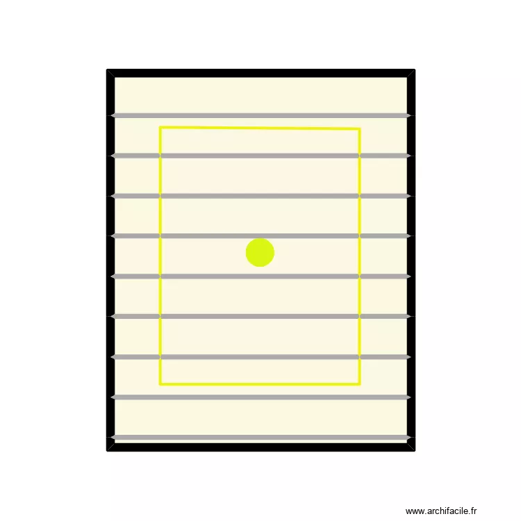حاتم قلاعي. Plan de 22 pièces et 18 m²
