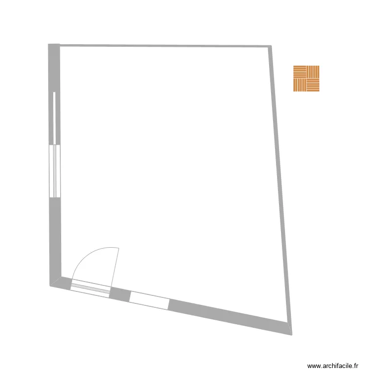 terrasse PDC. Plan de 