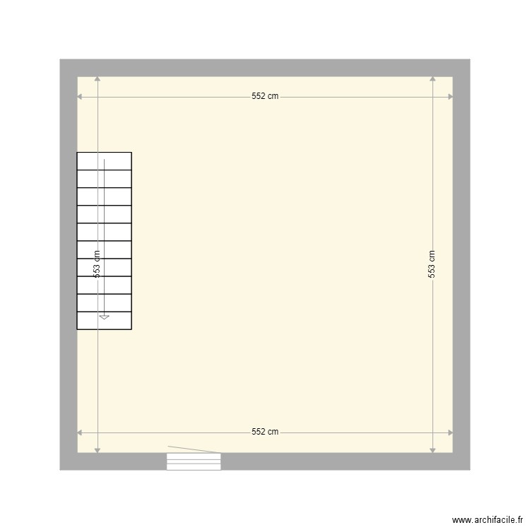 LESCURE - Nouan le Fuzelier ETAGE. Plan de 1 pièce et 31 m2