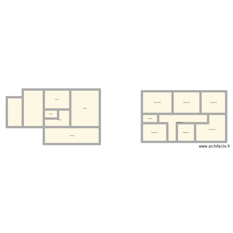 350602574. Plan de 15 pièces et 158 m2