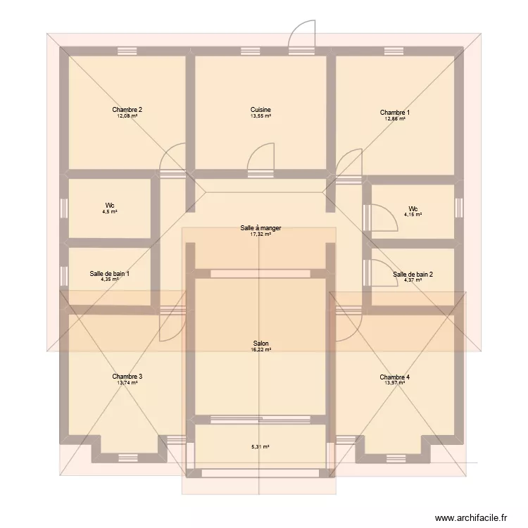 Ma maison 2. Plan de 12 et 122 m² Ma maison 2. Plan de 12 et 122 m²