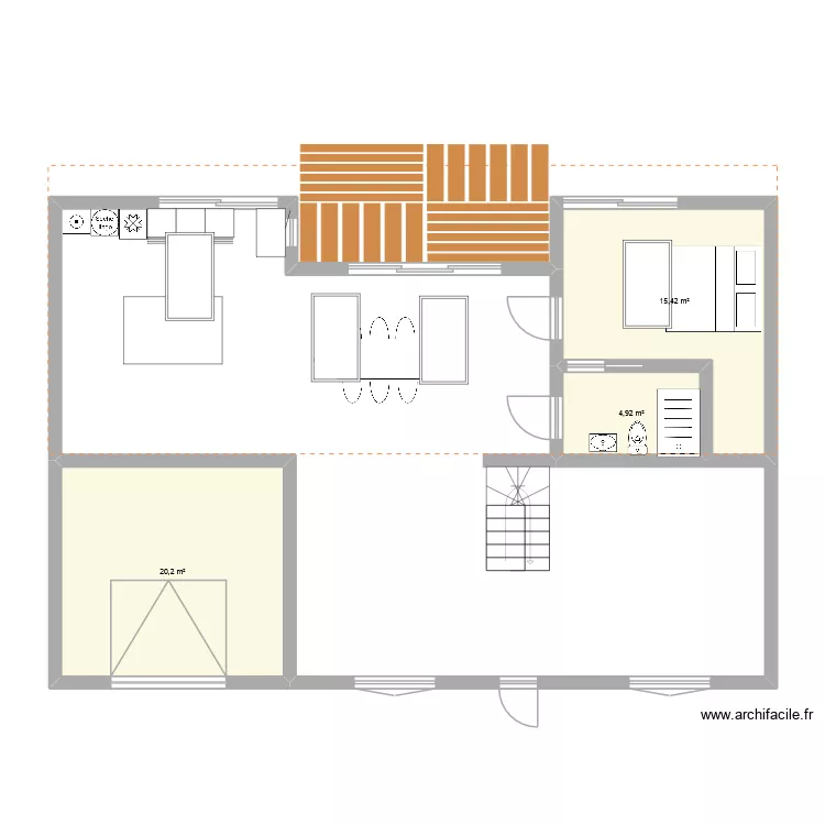 projet Cash. Plan de 3 et 41 m² projet Cash. Plan de 3 et 41 m²