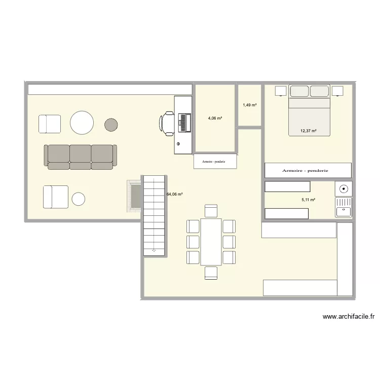 maison chamary. Plan de 5 et 87 m² maison chamary. Plan de 5 et 87 m²