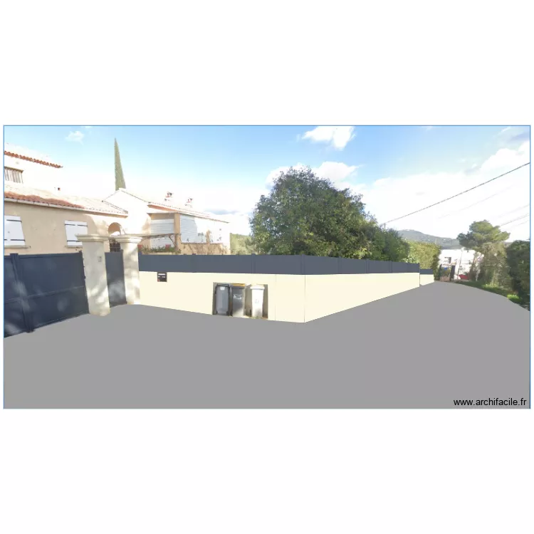 cloture jacques. Plan de 