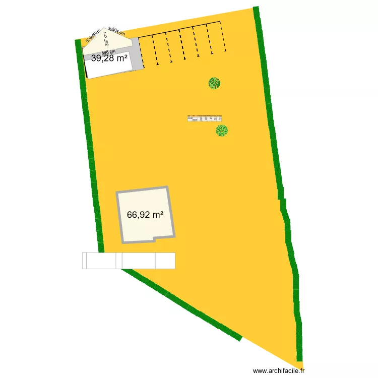 VILLEPORCHER GARAGE. Plan de 