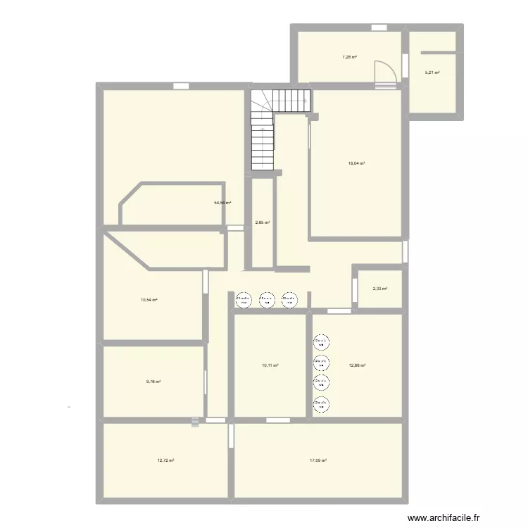 riva ss sol staff. Plan de 12  et 163 m²