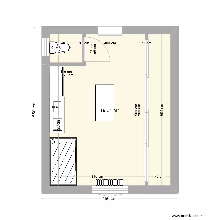 PROJET EXTENSION PM. Plan de 