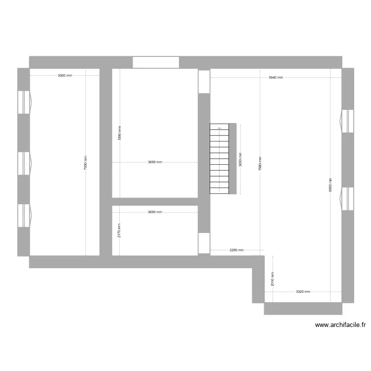 Maison St Romain Sous sol. Plan de 