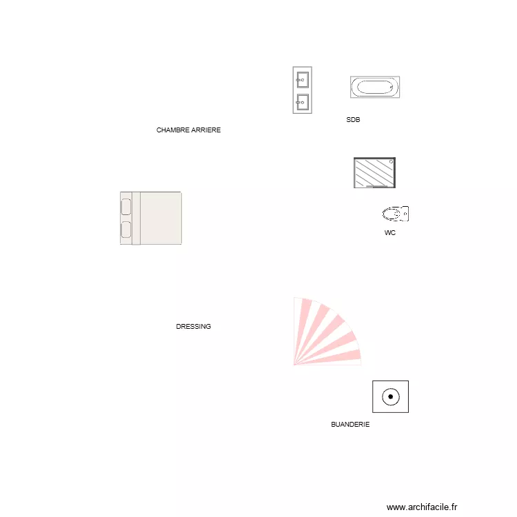 PLAN ETAGE LANGENAKEN. Plan de PLAN ETAGE LANGENAKEN. Plan de