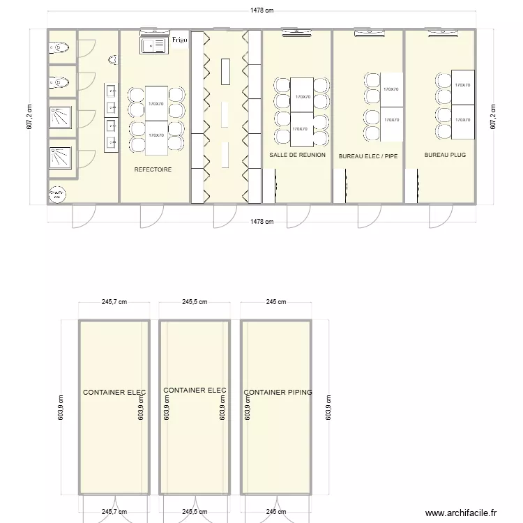 LHYFE CHANTIER LE CHEYLAS. Plan de 