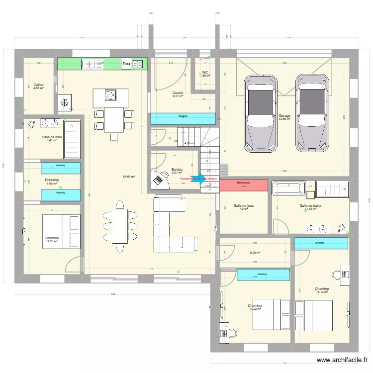RDC Adrien LAURO Prive. Plan de 15 et 204 m² RDC Adrien LAURO Prive. Plan de 15 et 204 m²