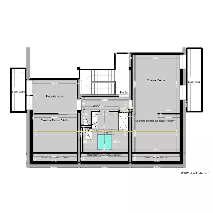 APPARTEMENT CEUSE PLAN POUR CEDRIC. Plan de 29 et 109 m² APPARTEMENT CEUSE PLAN POUR CEDRIC. Plan de 29 et 109 m²