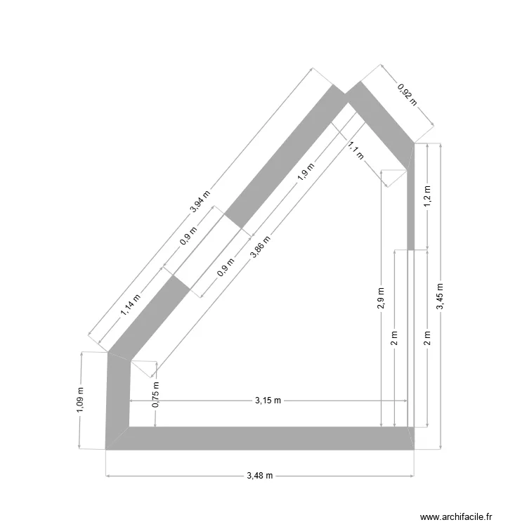 Debocsshere coupe elevation. Plan de 