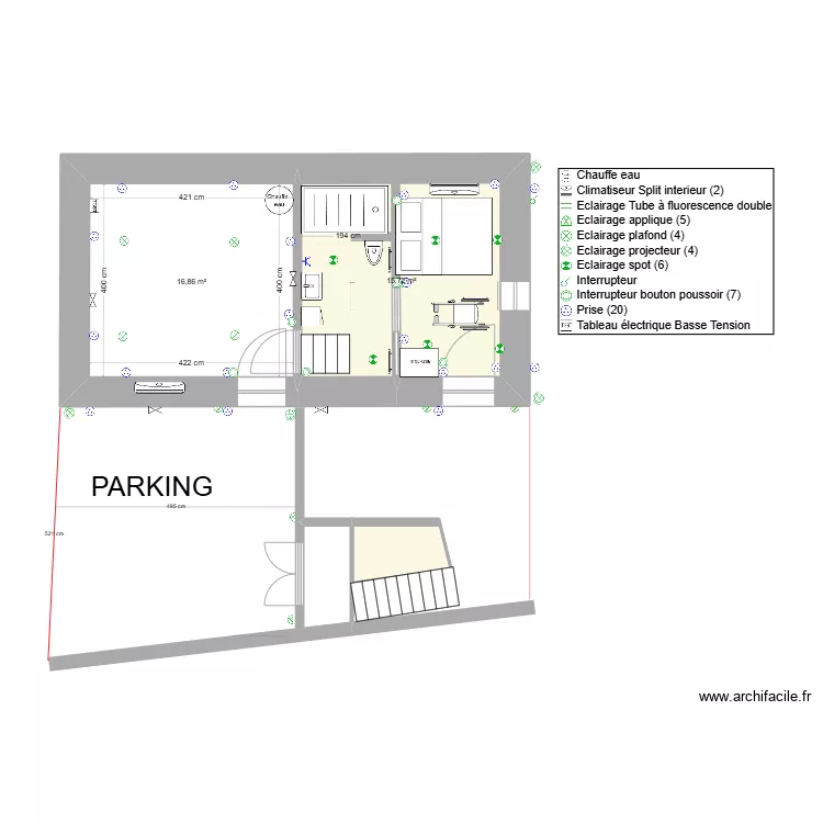 GR MAISON HAUT - V2 - ELEC. Plan de 