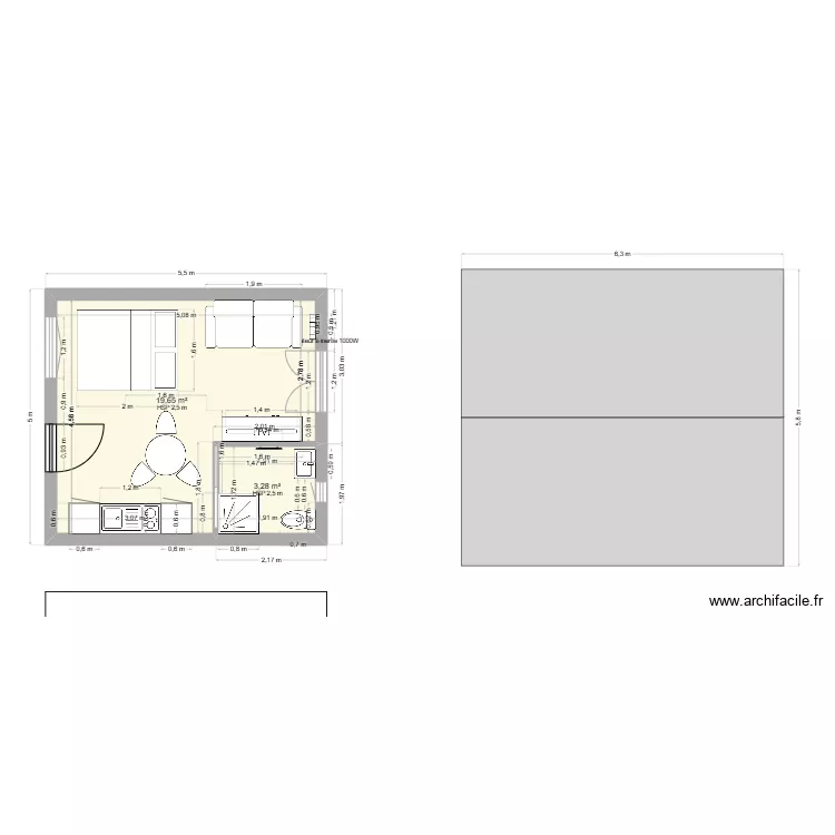 Abri jardin*. Plan de Abri jardin*. Plan de