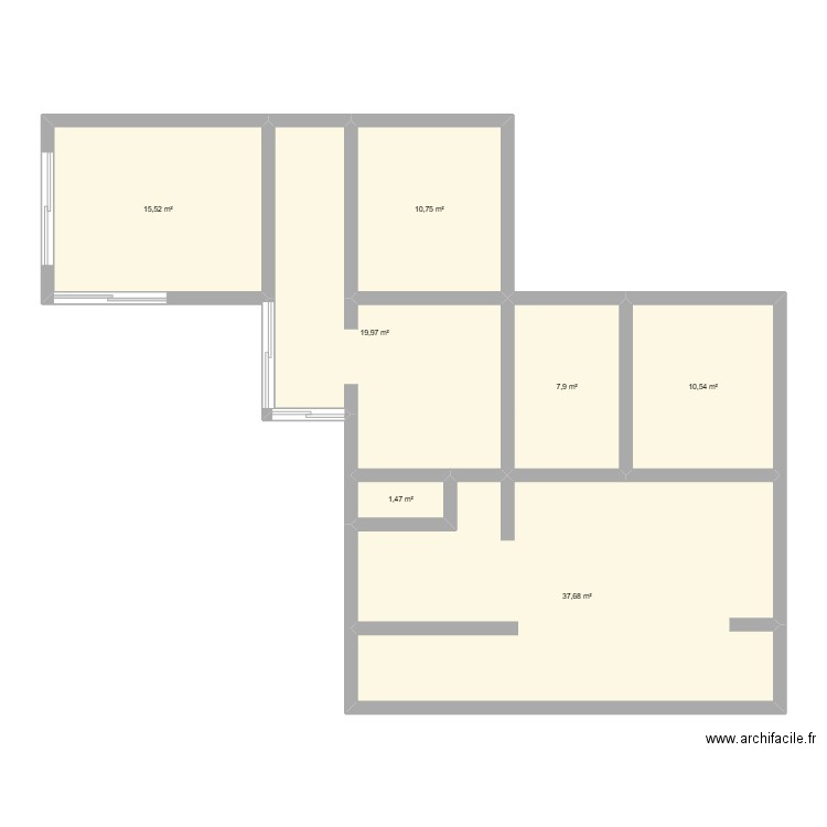 2026. Plan de 7 pièces et 104 m2