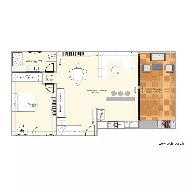 Zrageski rdc FUTUR. Plan de 4 et 94 m² Zrageski rdc FUTUR. Plan de 4 et 94 m²