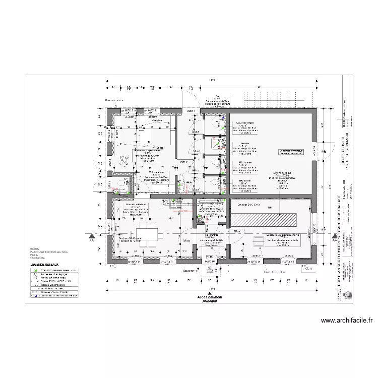 COLAS ST MAUDEZ. Plan de 