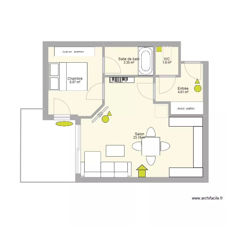 plan appart1. Plan de 